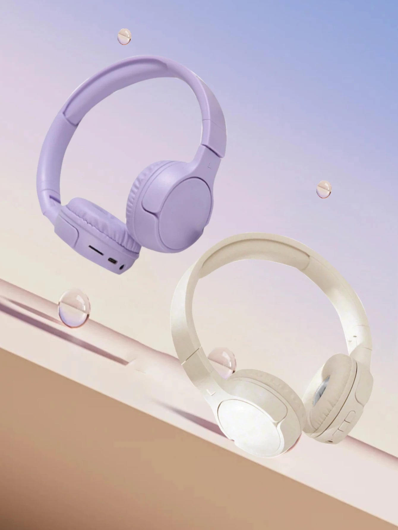 Over-ear wireless headphones, foldable stereo, Jerry 5.3, long battery life, smart noise-cancelling gaming headphones