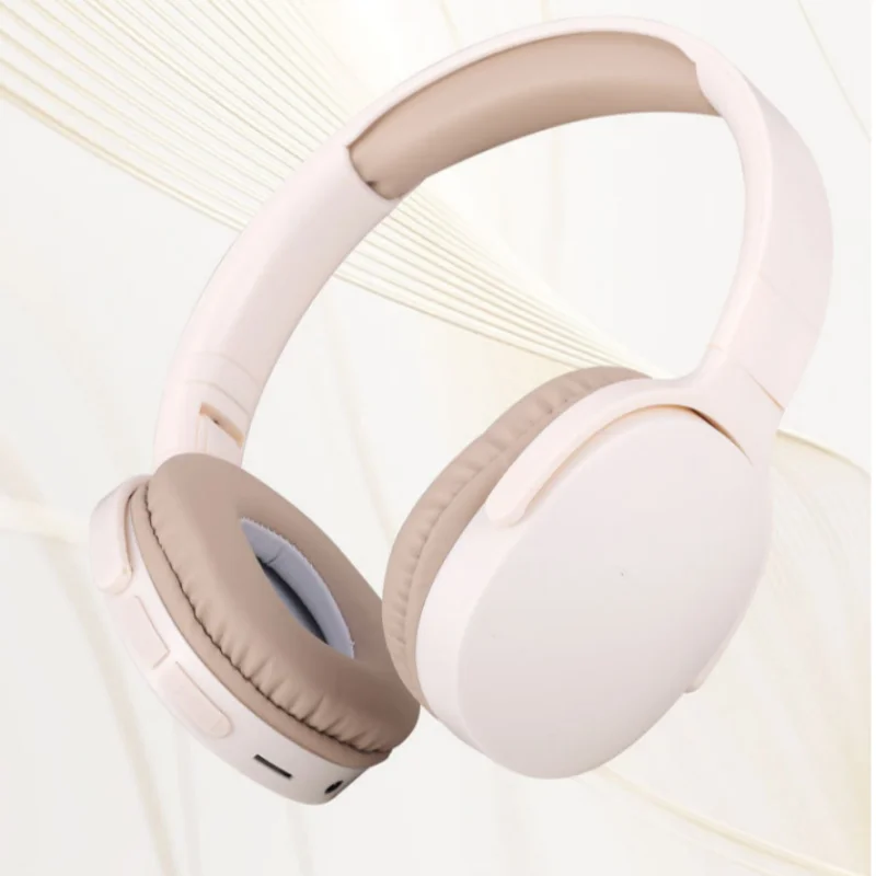 Fashionable Bluetooth wireless headphones, over-ear, deep bass, sports stereo, high fidelity, long battery life, universal