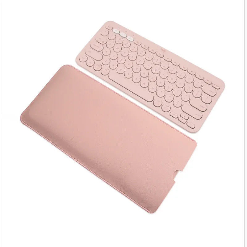 PU Leather Keyboard Case Wireless Keyboard Storage Bag For Logitech K380 Keyboard Dust Cover