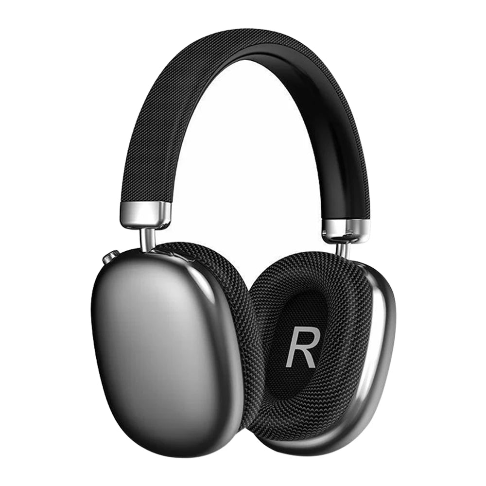 Wireless Bluetooth Over-Ear Foldable Wired Stereo Headset with Mic Phone PC Soft Earmuffs Light Weight Long Wearing