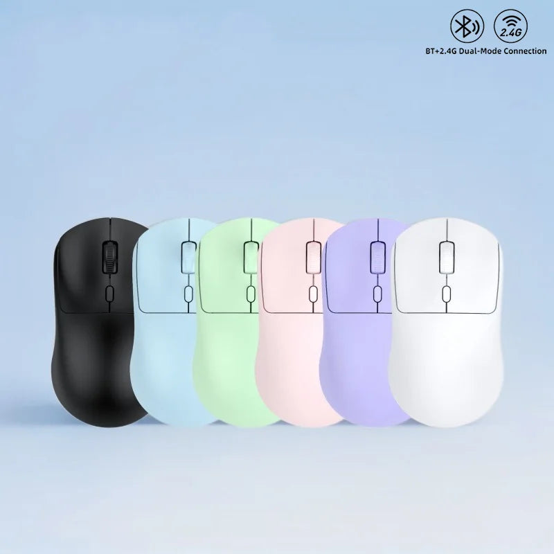 Wireless 2.4G USB Bluetooth Lightweight 1600 DPI Mouse Ergonomics Mute Silent Gaming Mice for Macbook Desktop Laptop For iPad