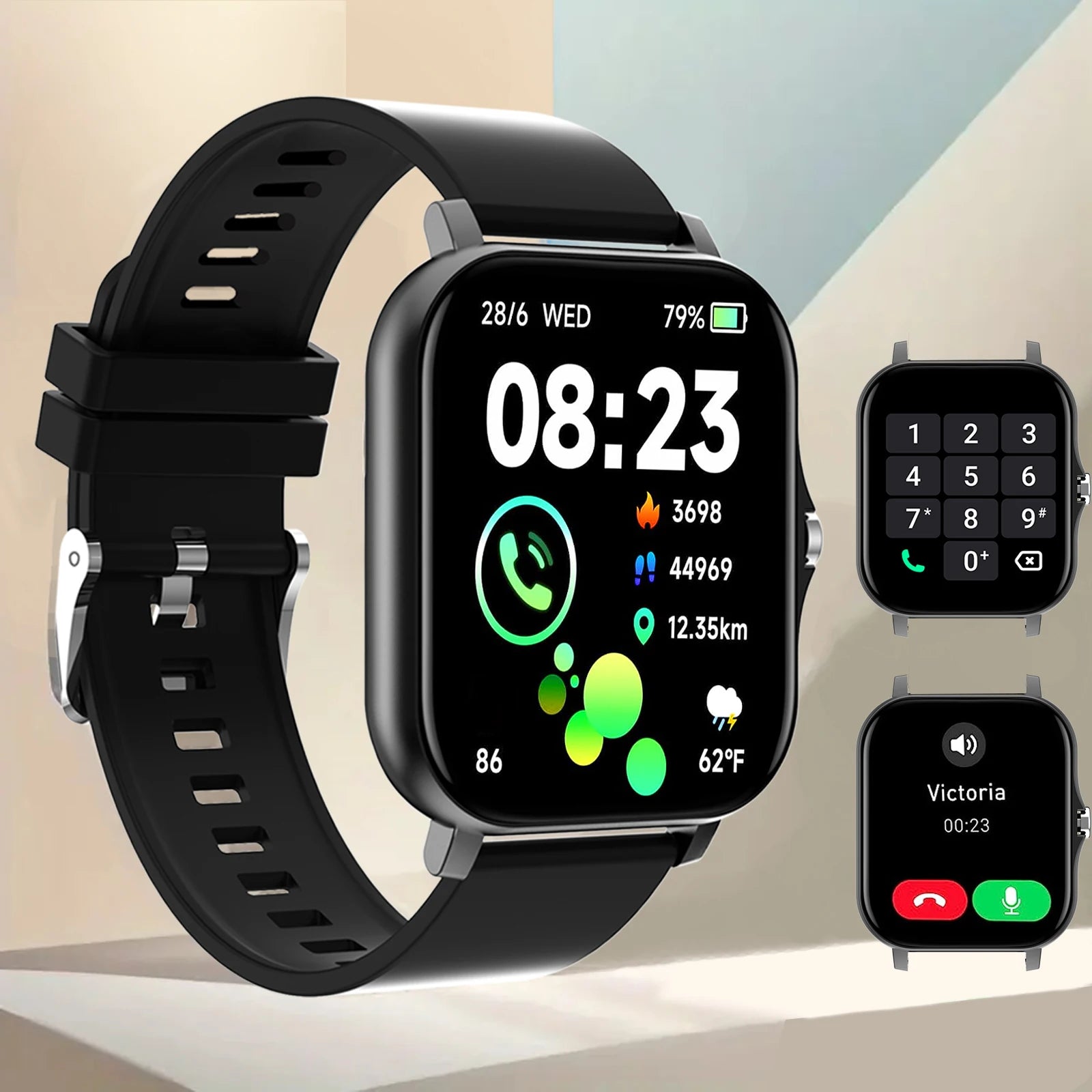 Hot Smart watch, multi-function sports smart watch, wireless call/wireless music, multiple APP message reminders